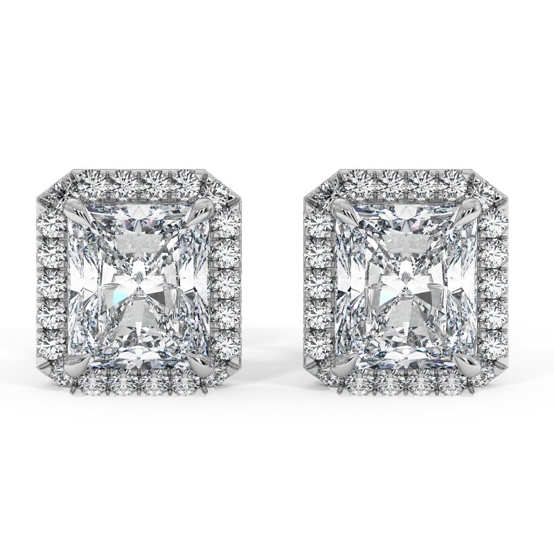 18K White Gold London Earrings