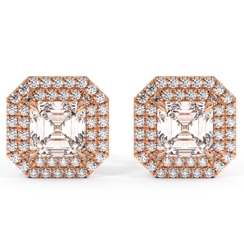 18K Rose Gold Aspen Earrings