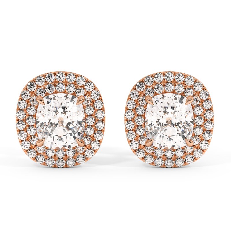 18K Rose Gold Aspen Earrings