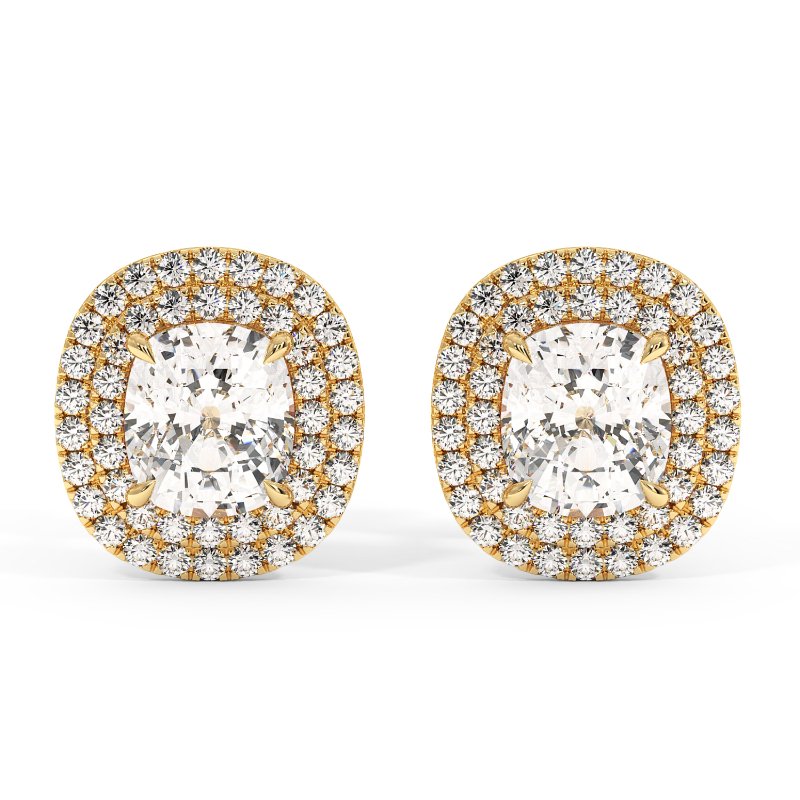 18K Yellow Gold Aspen Earrings