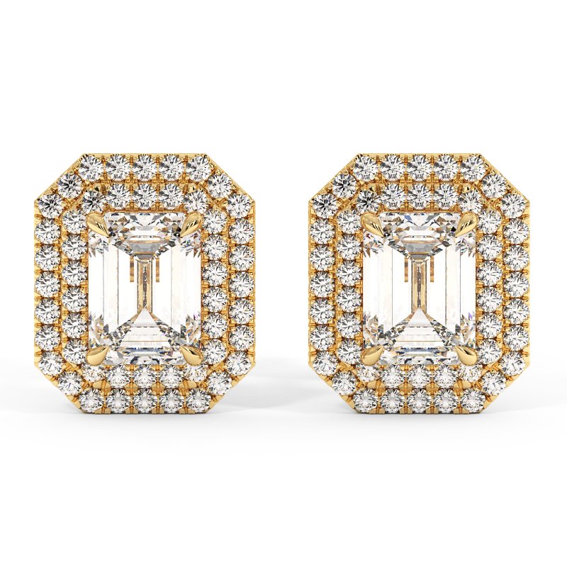 18K Yellow Gold Aspen Earrings
