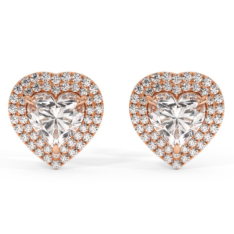 18K Rose Gold Aspen Earrings