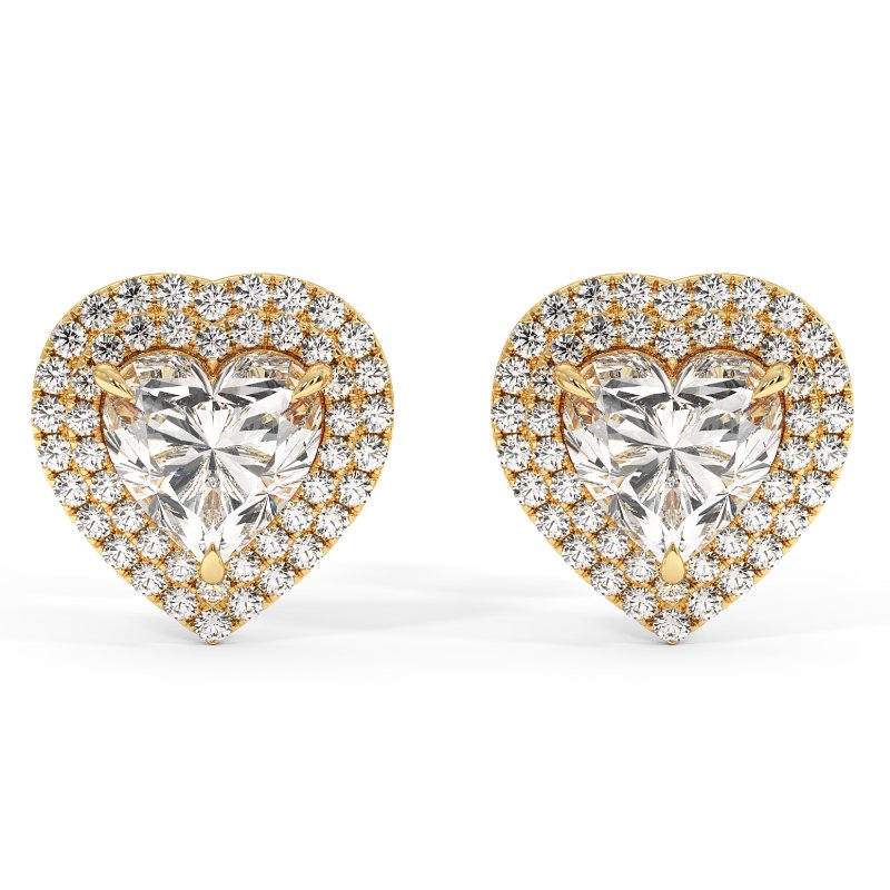 18K Yellow Gold Aspen Earrings
