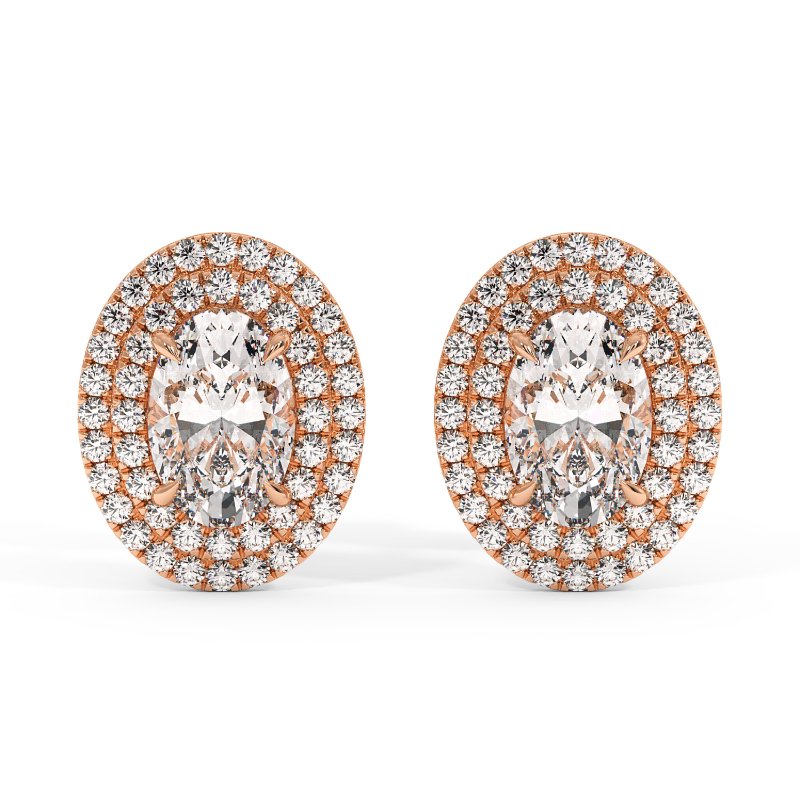 18K Rose Gold Aspen Earrings