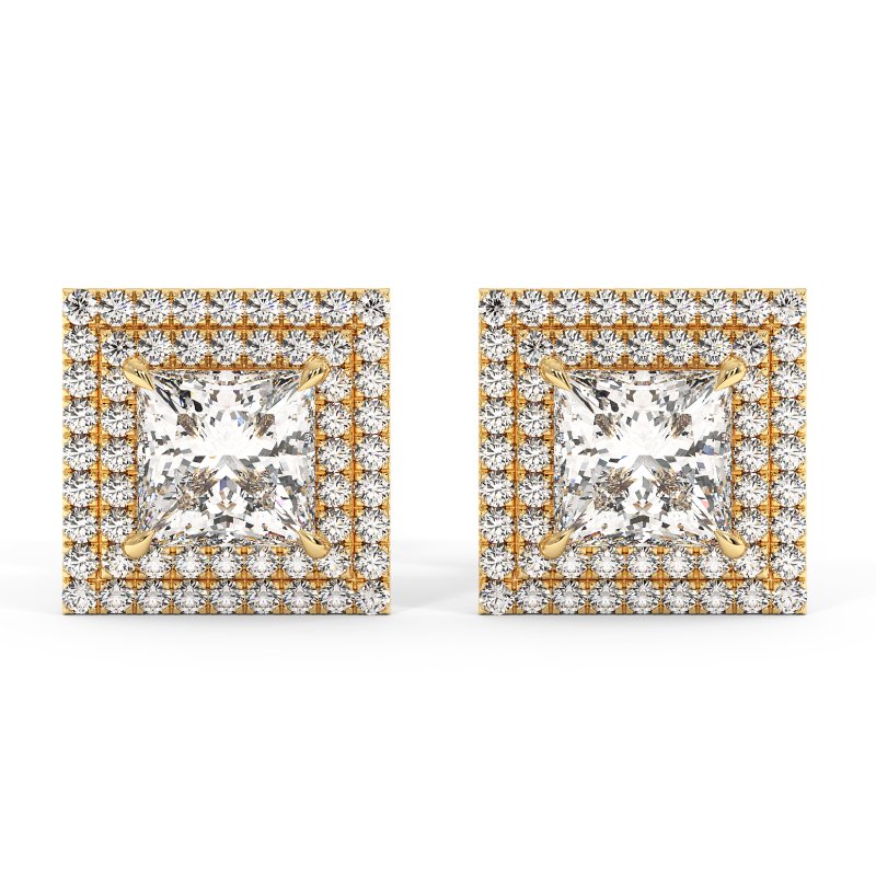 18K Yellow Gold Aspen Earrings