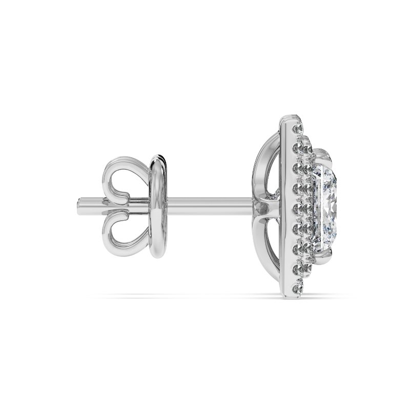 18K White Gold Aspen Earrings