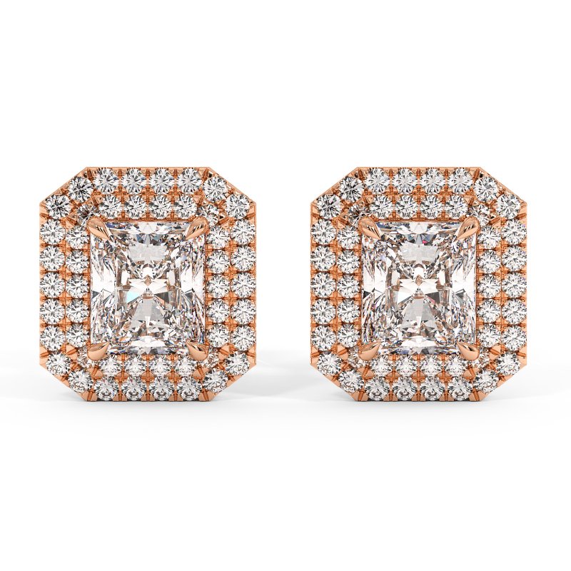 18K Rose Gold Aspen Earrings