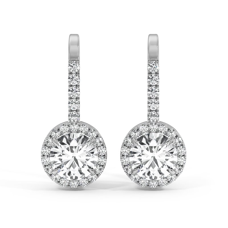 18K White Gold Sydney Earrings
