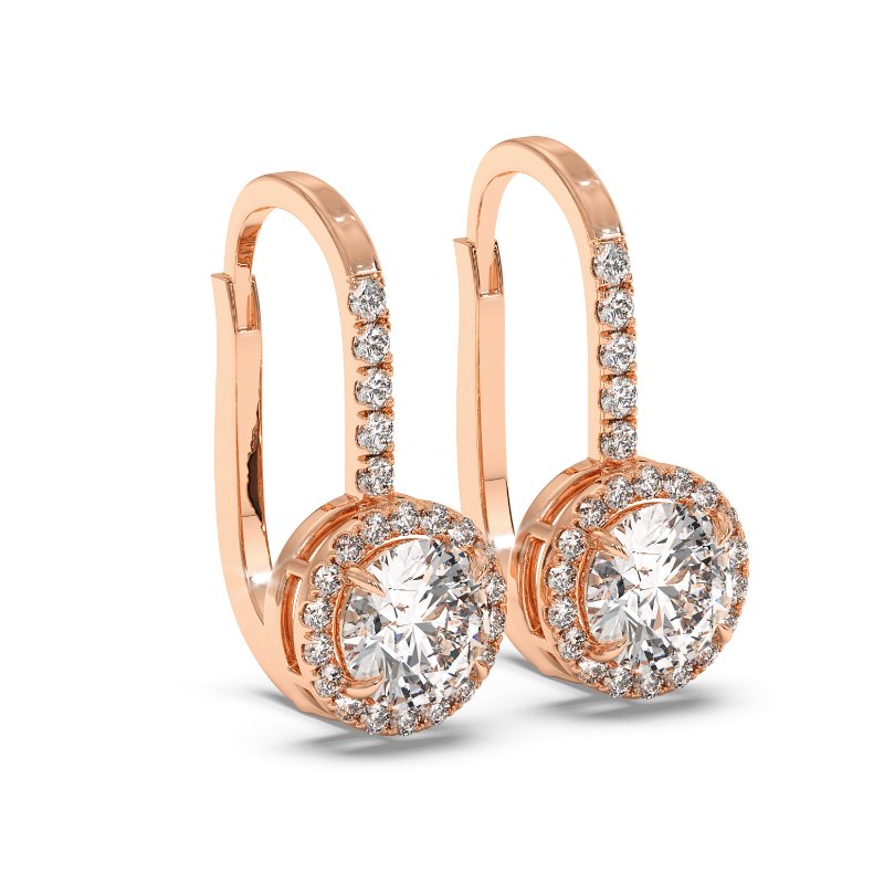 18K Rose Gold Sydney Earrings