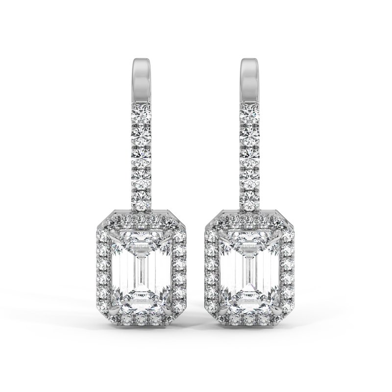 18K White Gold Sydney Earrings