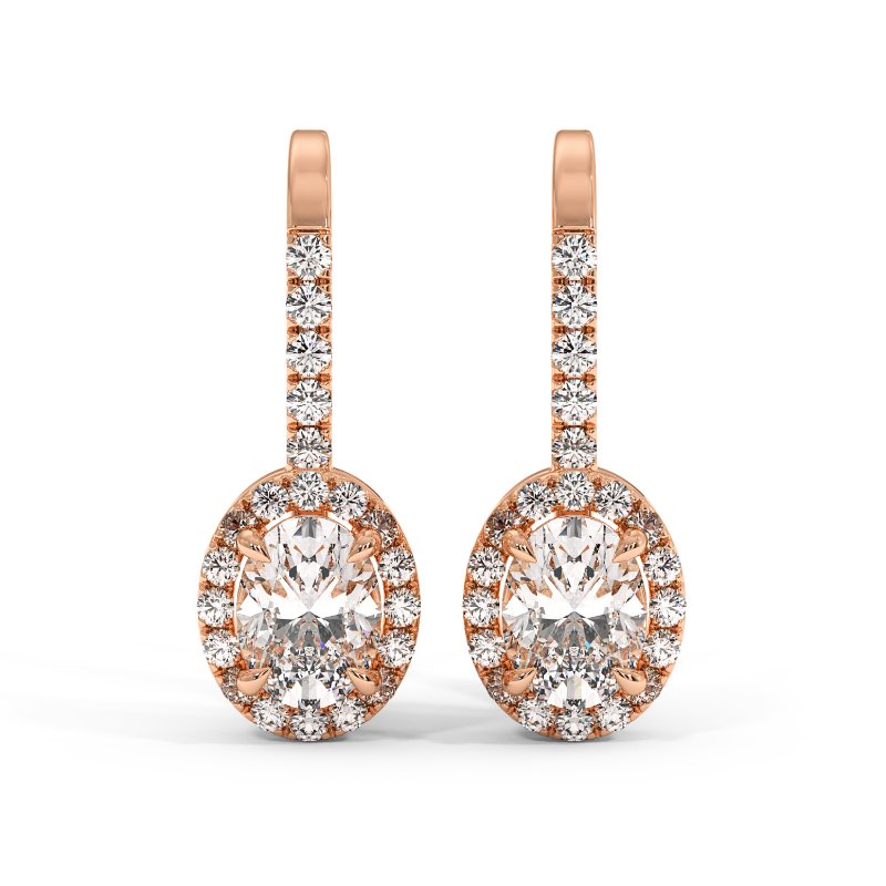 18K Rose Gold Sydney Earrings