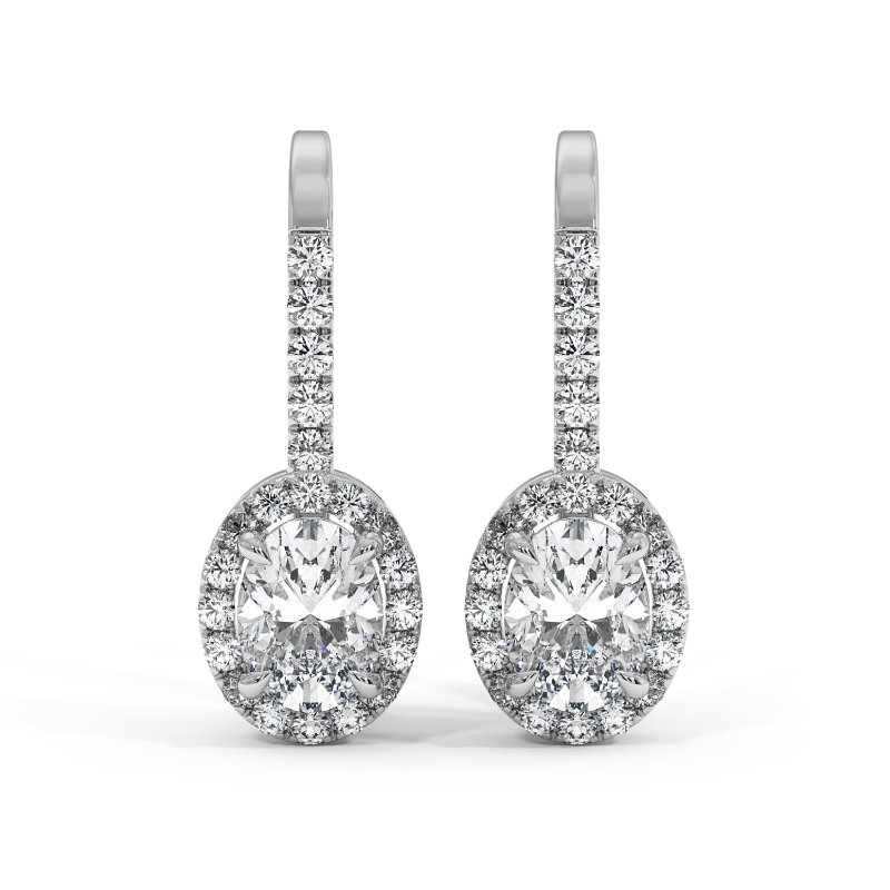 18K White Gold Sydney Earrings