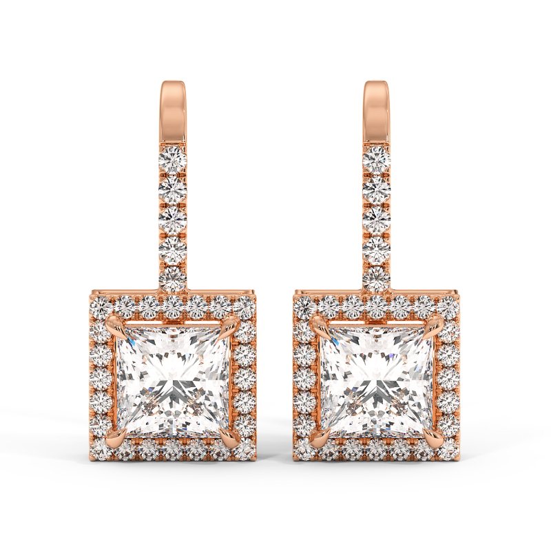 18K Rose Gold Sydney Earrings