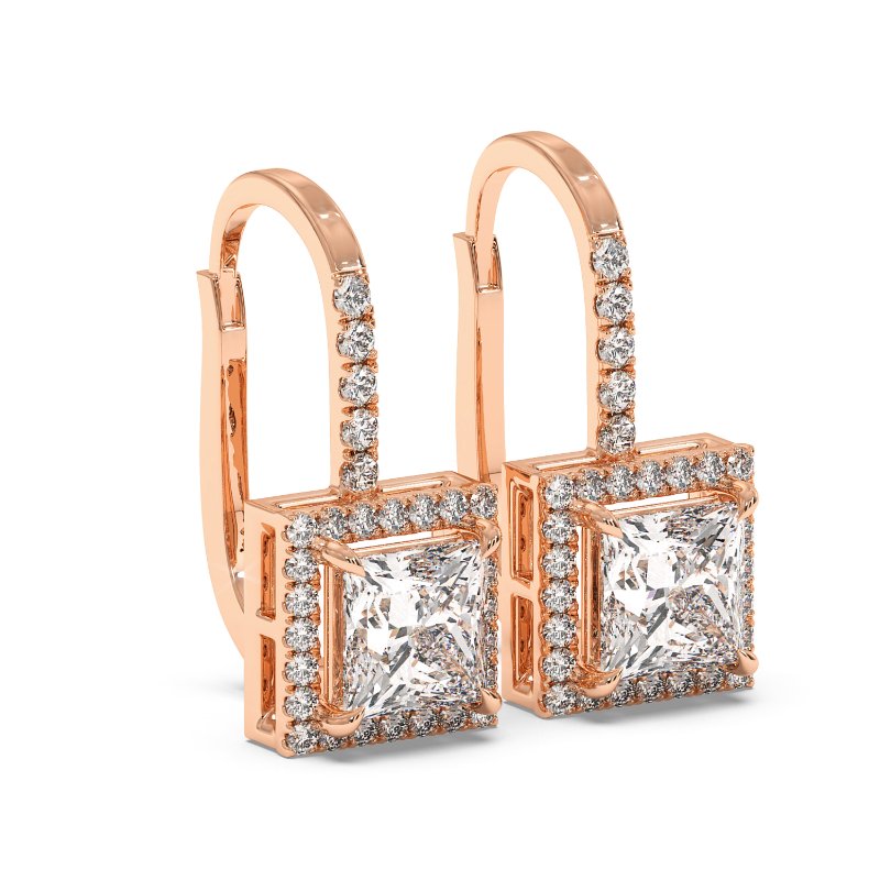 18K Rose Gold Sydney Earrings