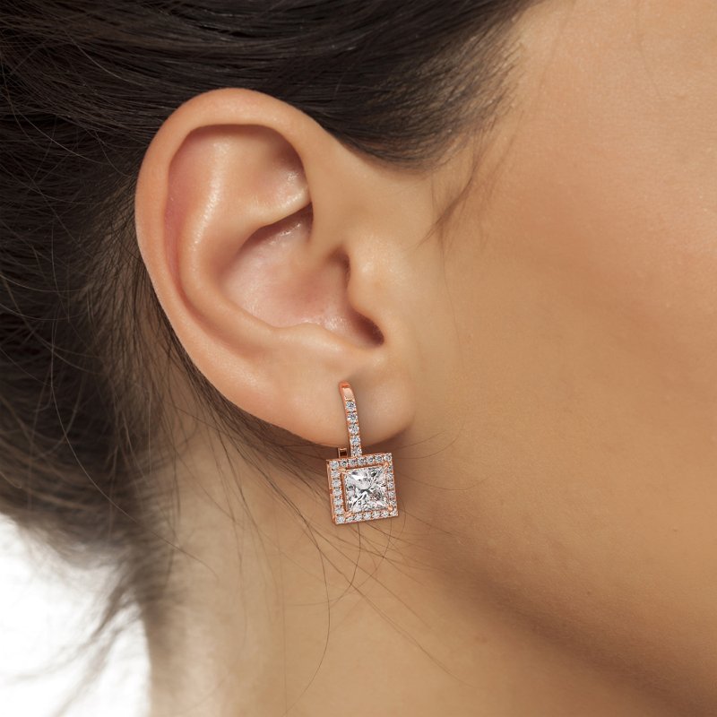 18K Rose Gold Sydney Earrings