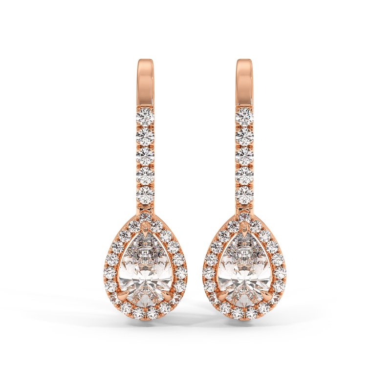 18K Rose Gold Sydney Earrings