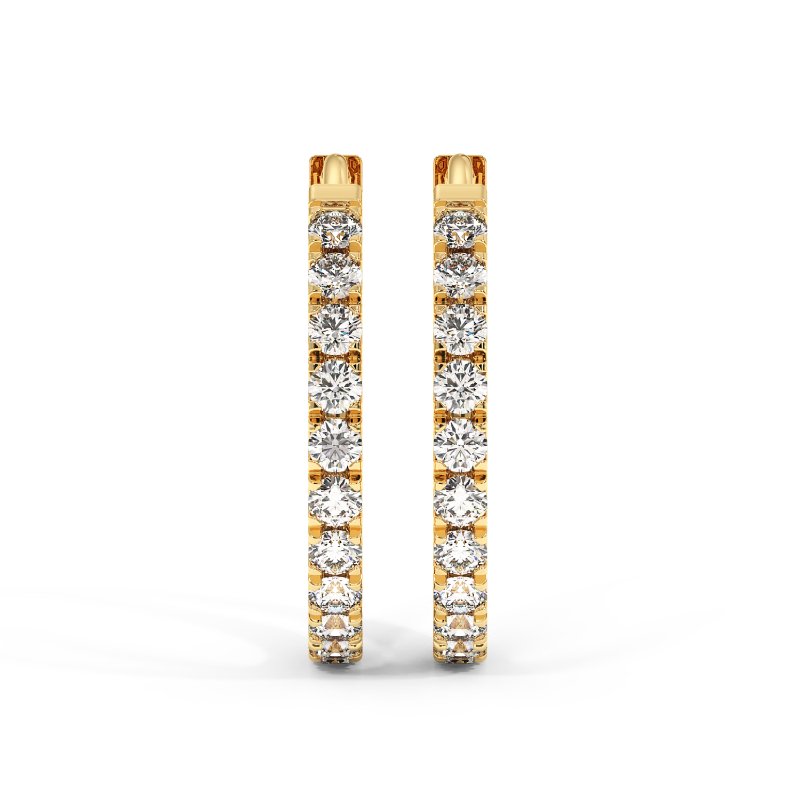 18K Yellow Gold Tina Earrings
