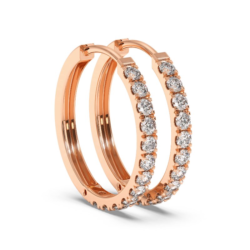 18K Rose Gold Tina Earrings