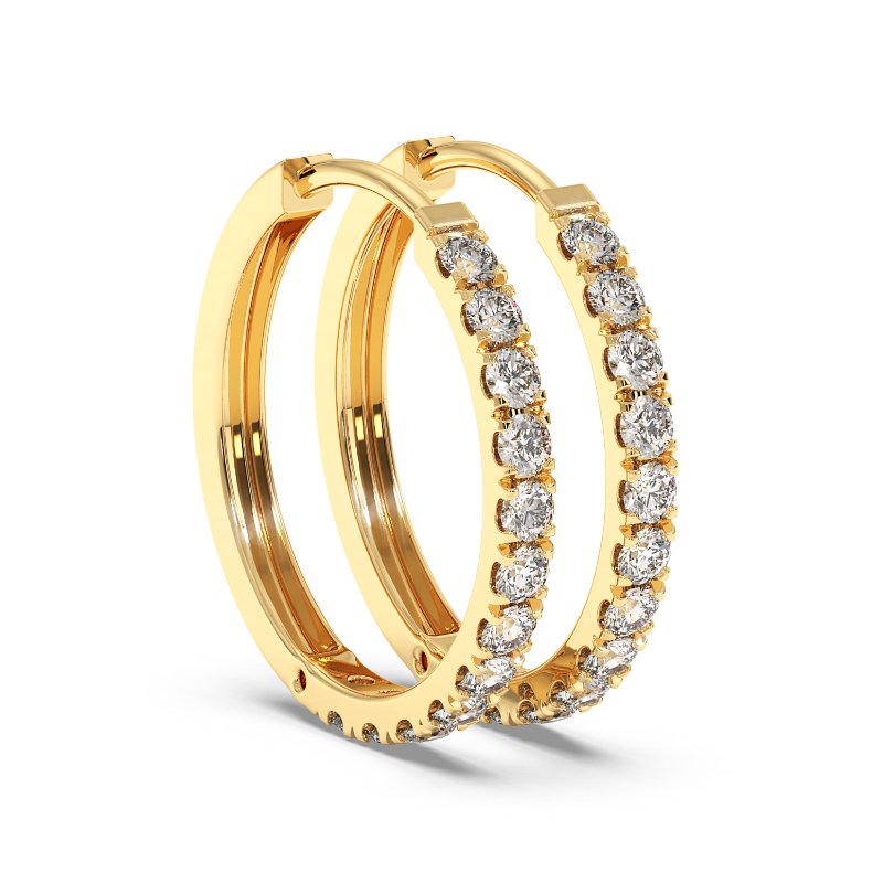 18K Yellow Gold Tina Earrings