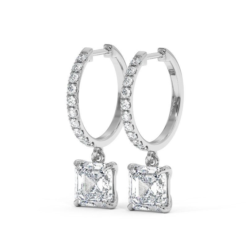 Platinum Jasmine Earrings