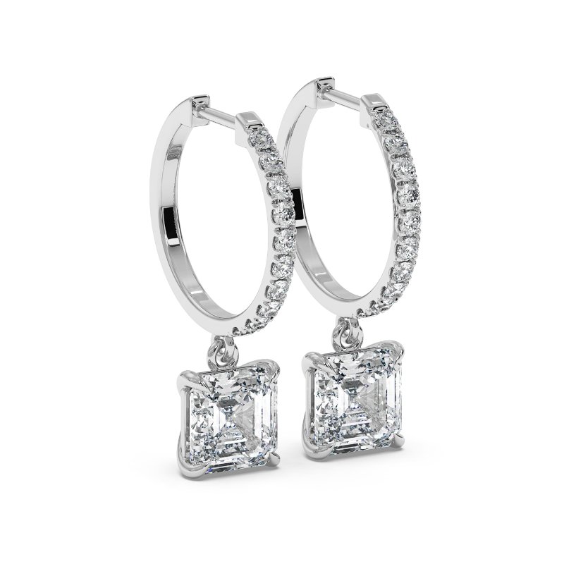 Platinum Jasmine Earrings