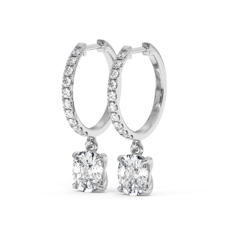 Platinum Jasmine Earrings