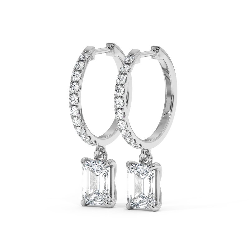 Platinum Jasmine Earrings