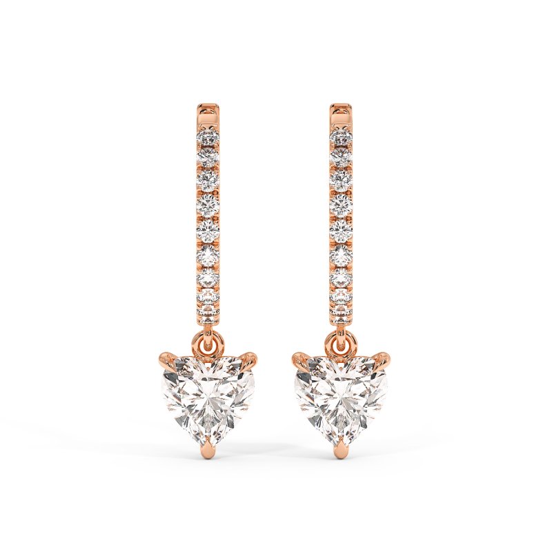 18K Rose Gold Jasmine Earrings