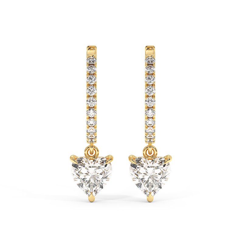 18K Yellow Gold Jasmine Earrings