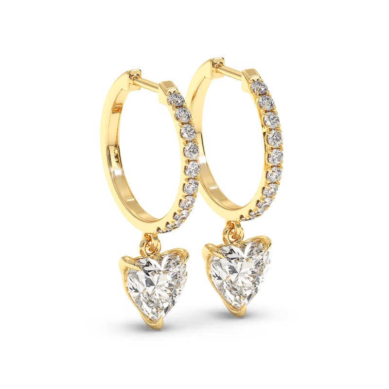 18K Yellow Gold Jasmine Earrings