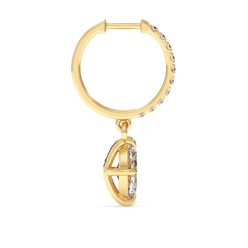 18K Yellow Gold Jasmine Earrings