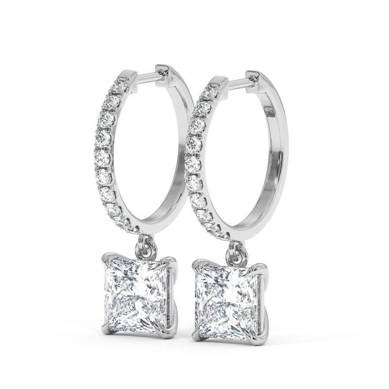 Platinum Jasmine Earrings