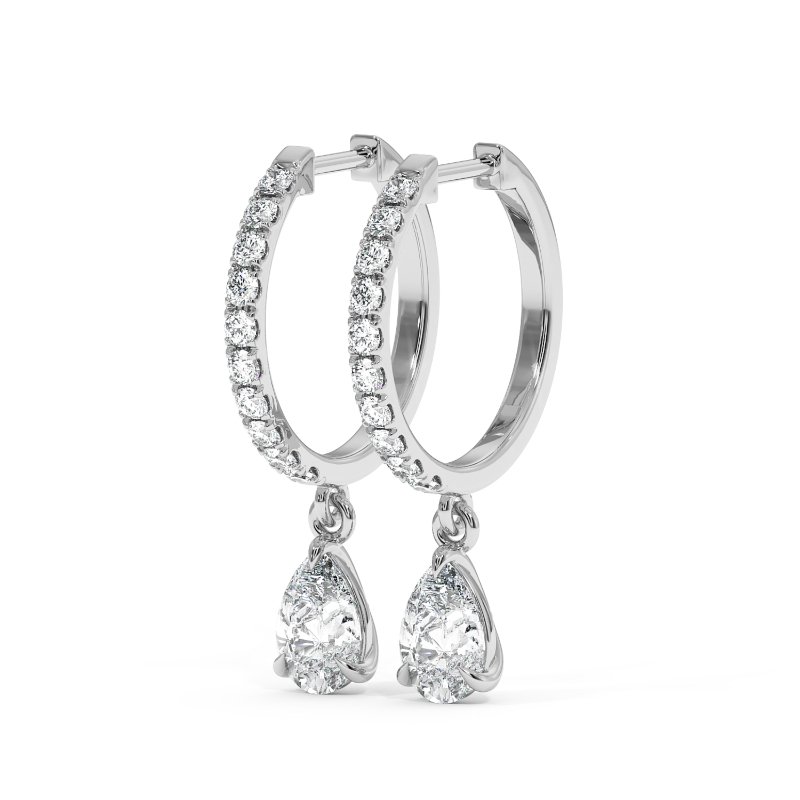Platinum Jasmine Earrings