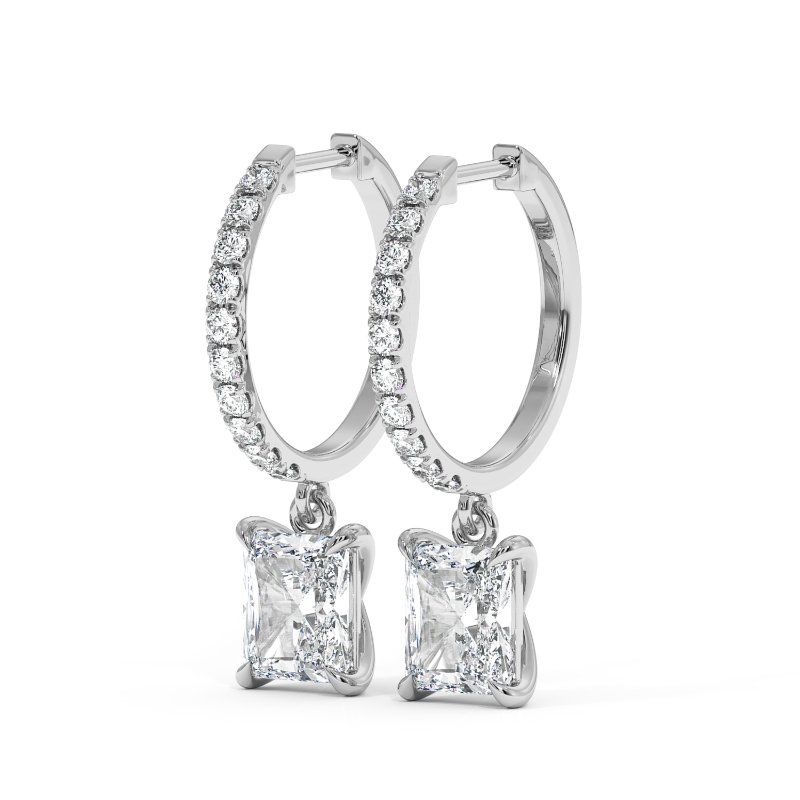 Platinum Jasmine Earrings