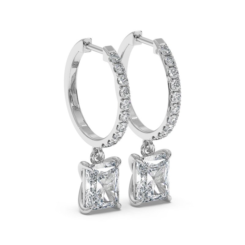 Platinum Jasmine Earrings