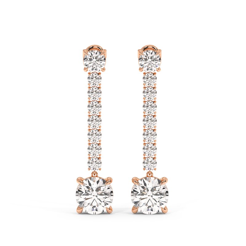 18K Rose Gold Gabriella Earrings
