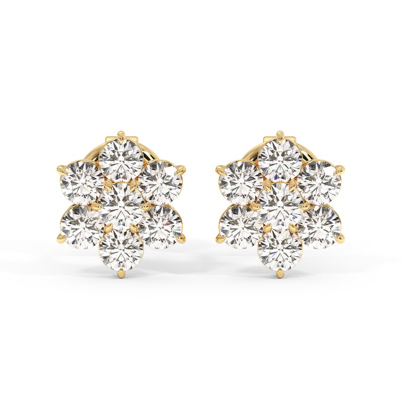 18K Yellow Gold Saskia Earrings