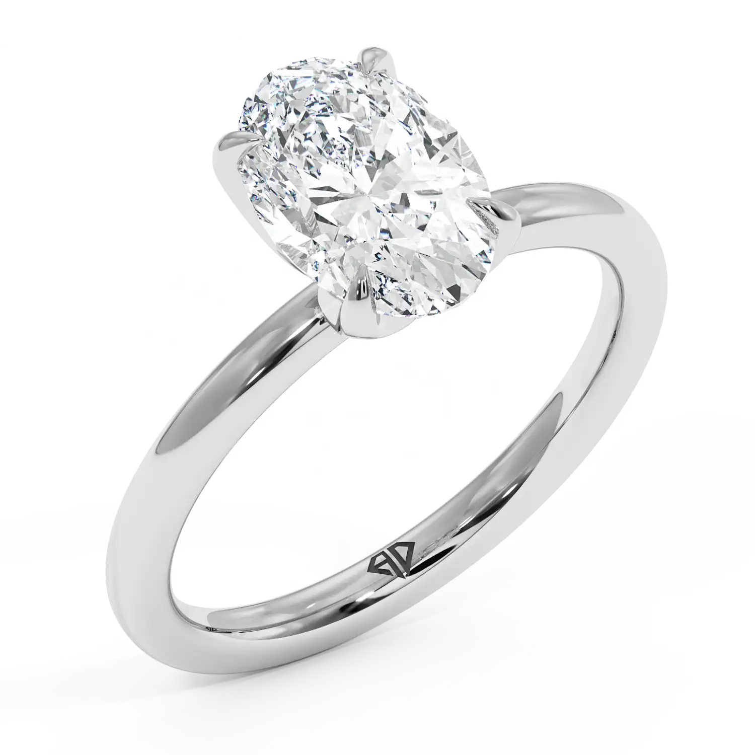 Platinum Uma Solitaire Engagement Ring