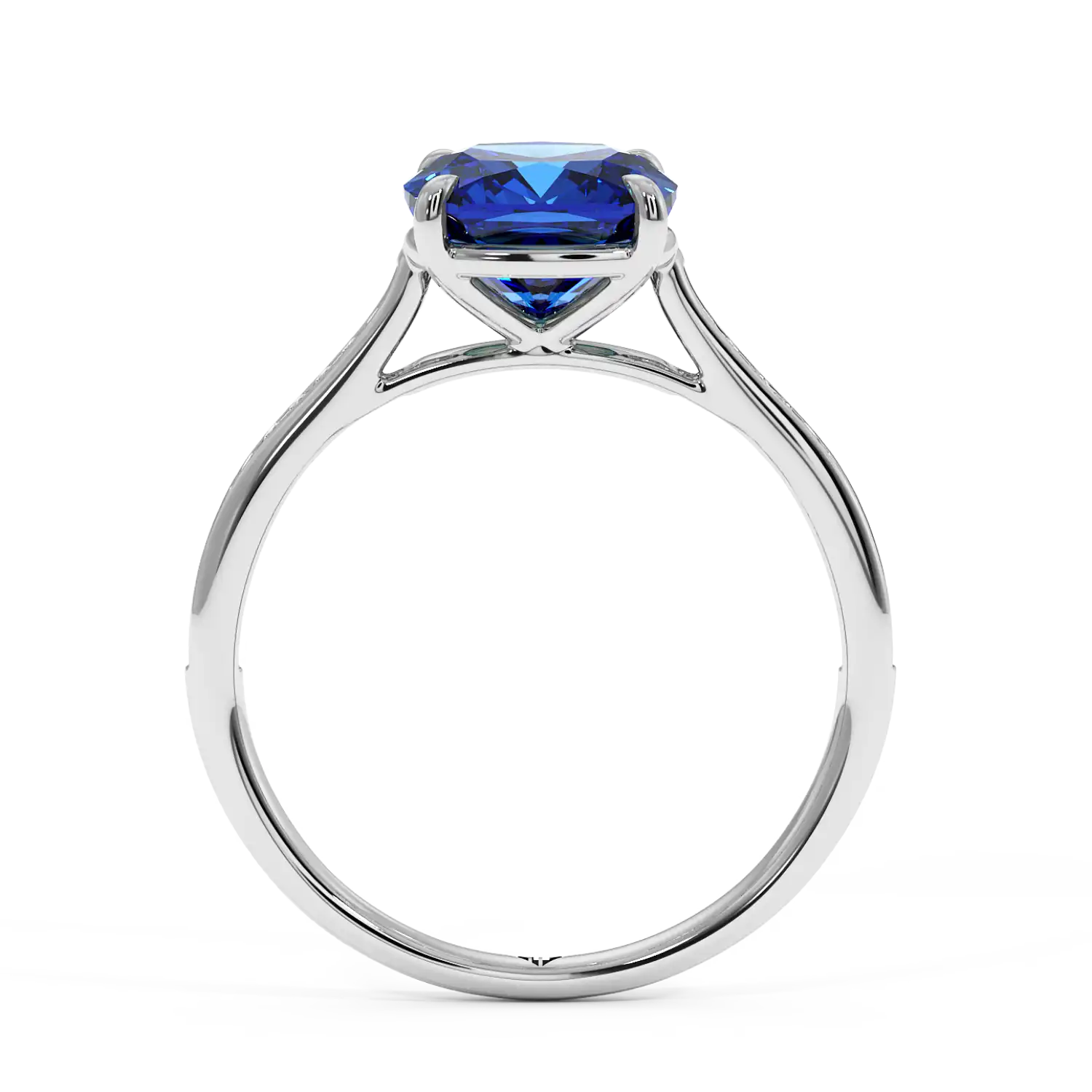 Platinum Poppy Channel Engagement Ring