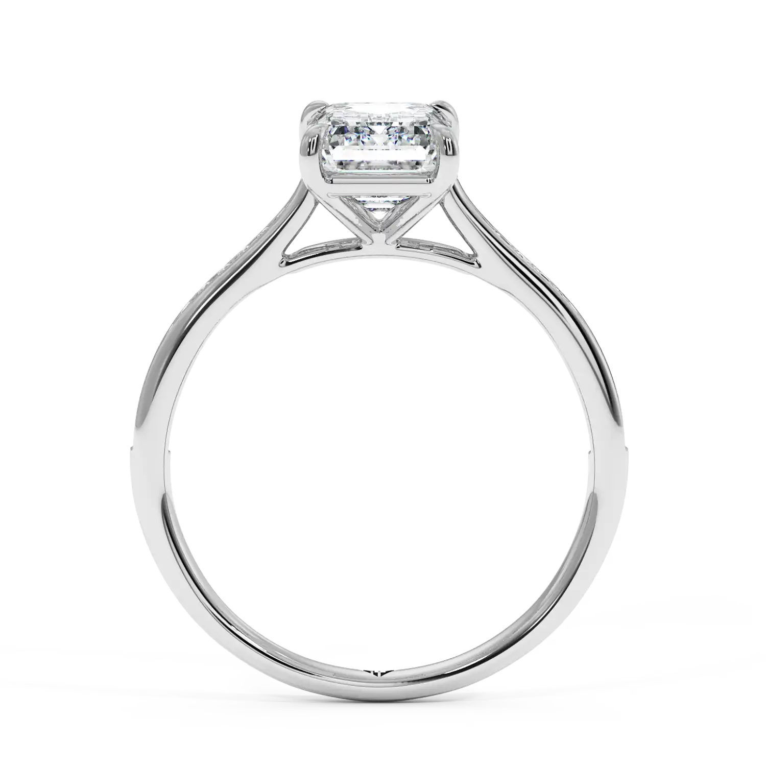 Platinum Poppy Channel Engagement Ring