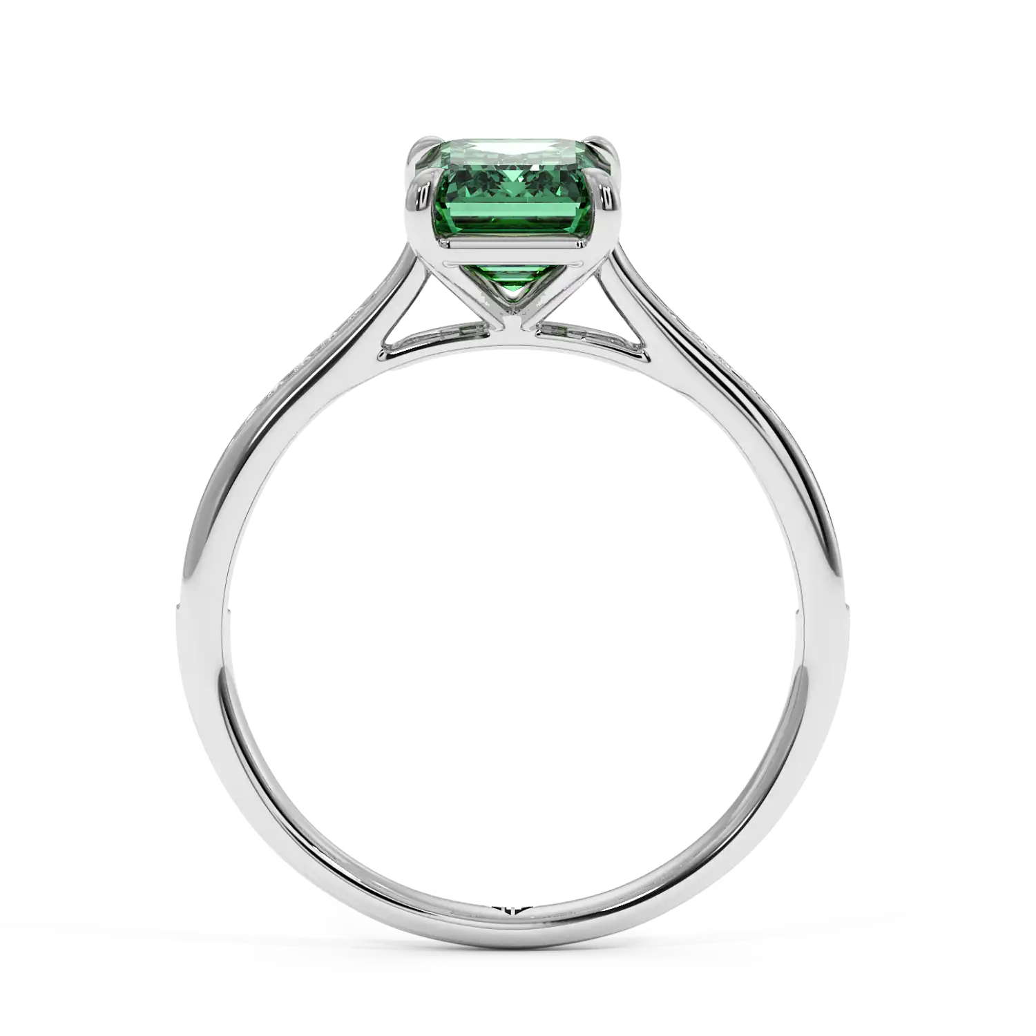 Platinum Poppy Channel Engagement Ring