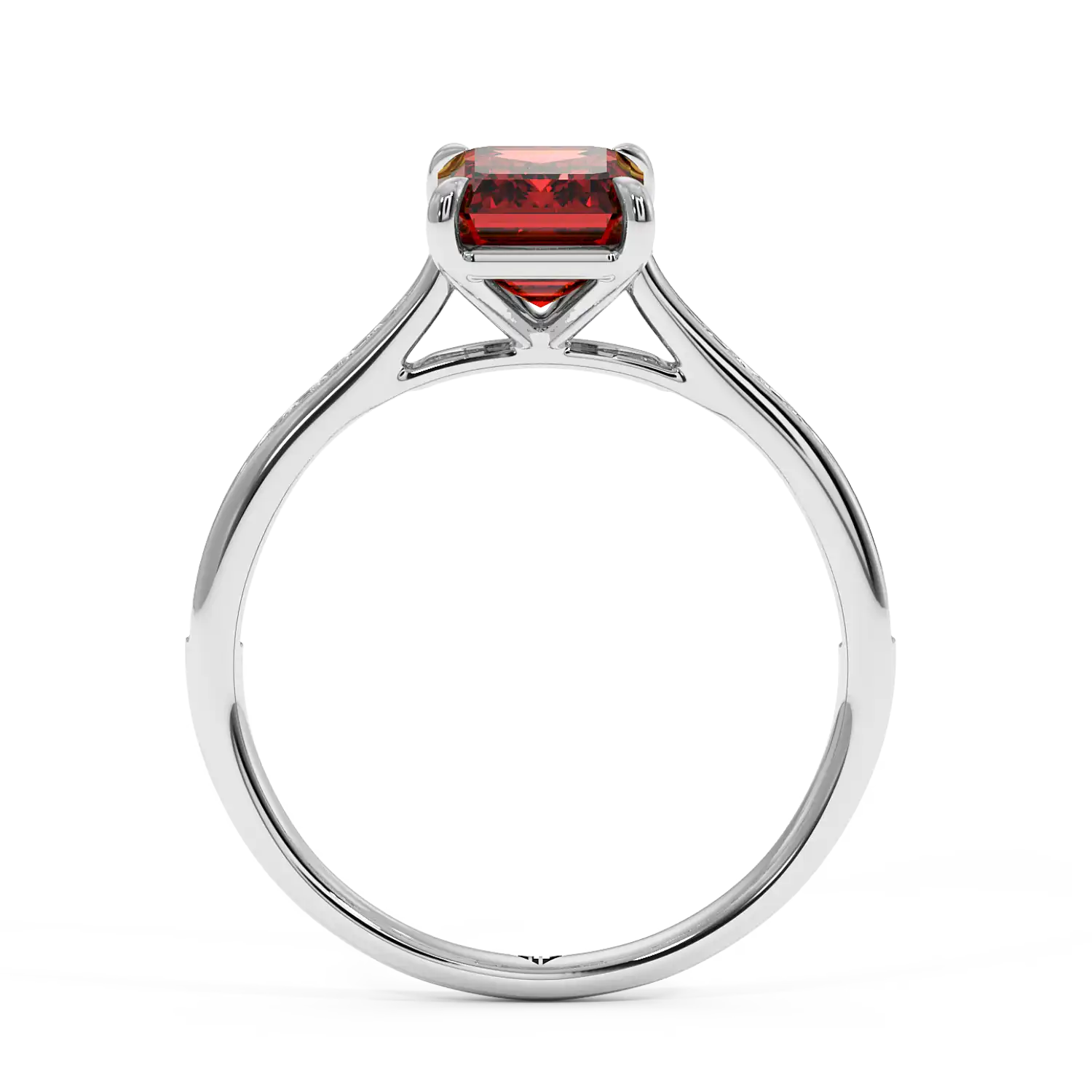 Platinum Poppy Channel Engagement Ring