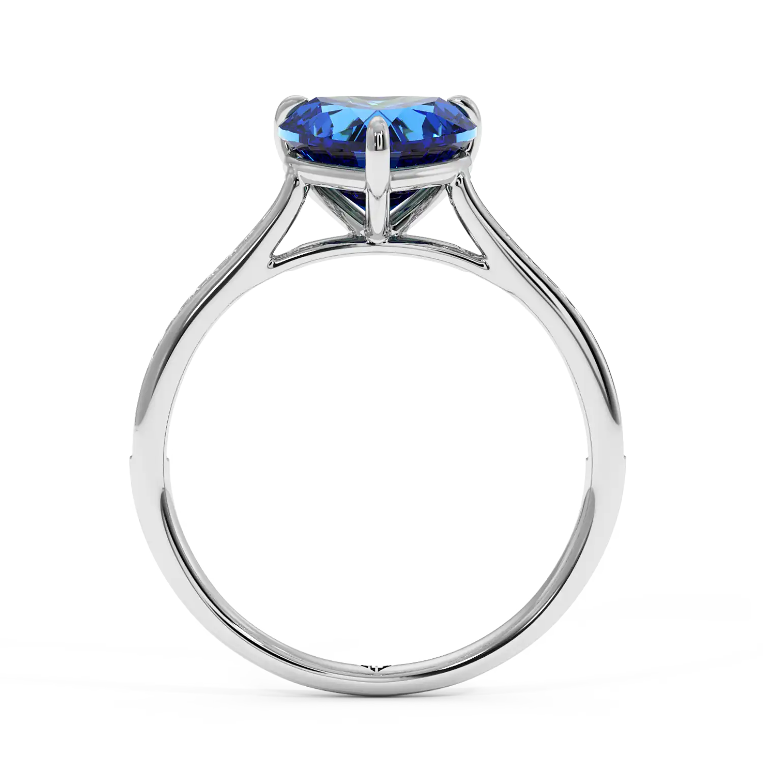 Platinum Poppy Channel Engagement Ring