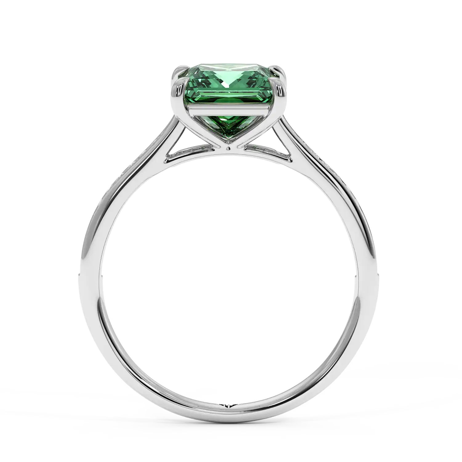 Platinum Poppy Channel Engagement Ring