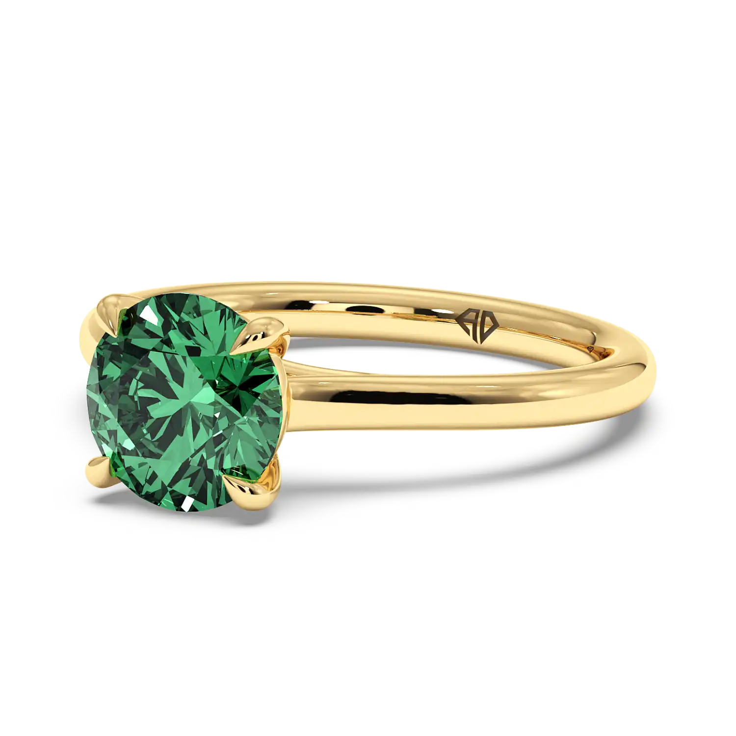 18K Yellow Gold Rowen Solitaire Engagement Ring