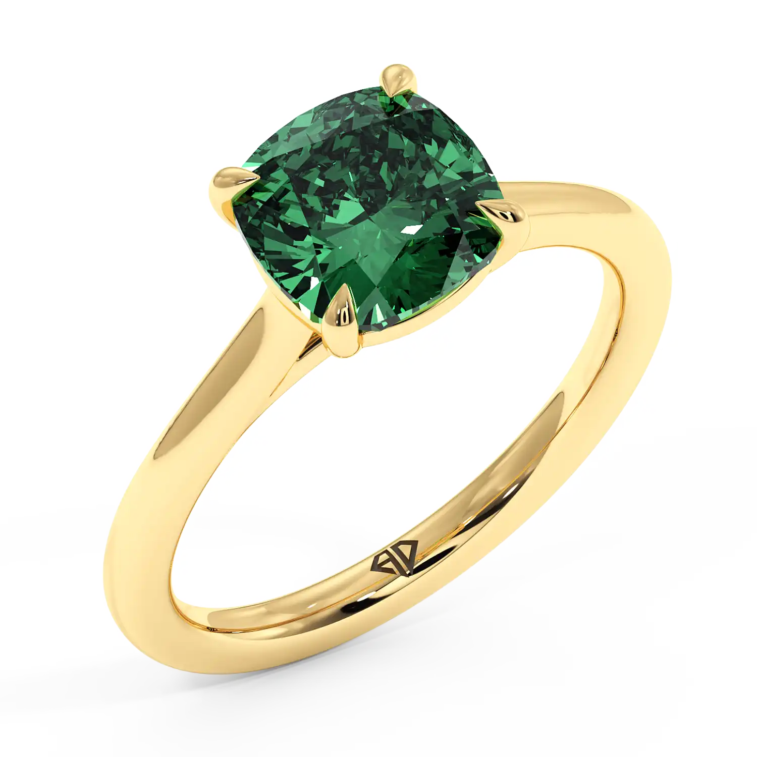 18K Yellow Gold Rowen Solitaire Engagement Ring