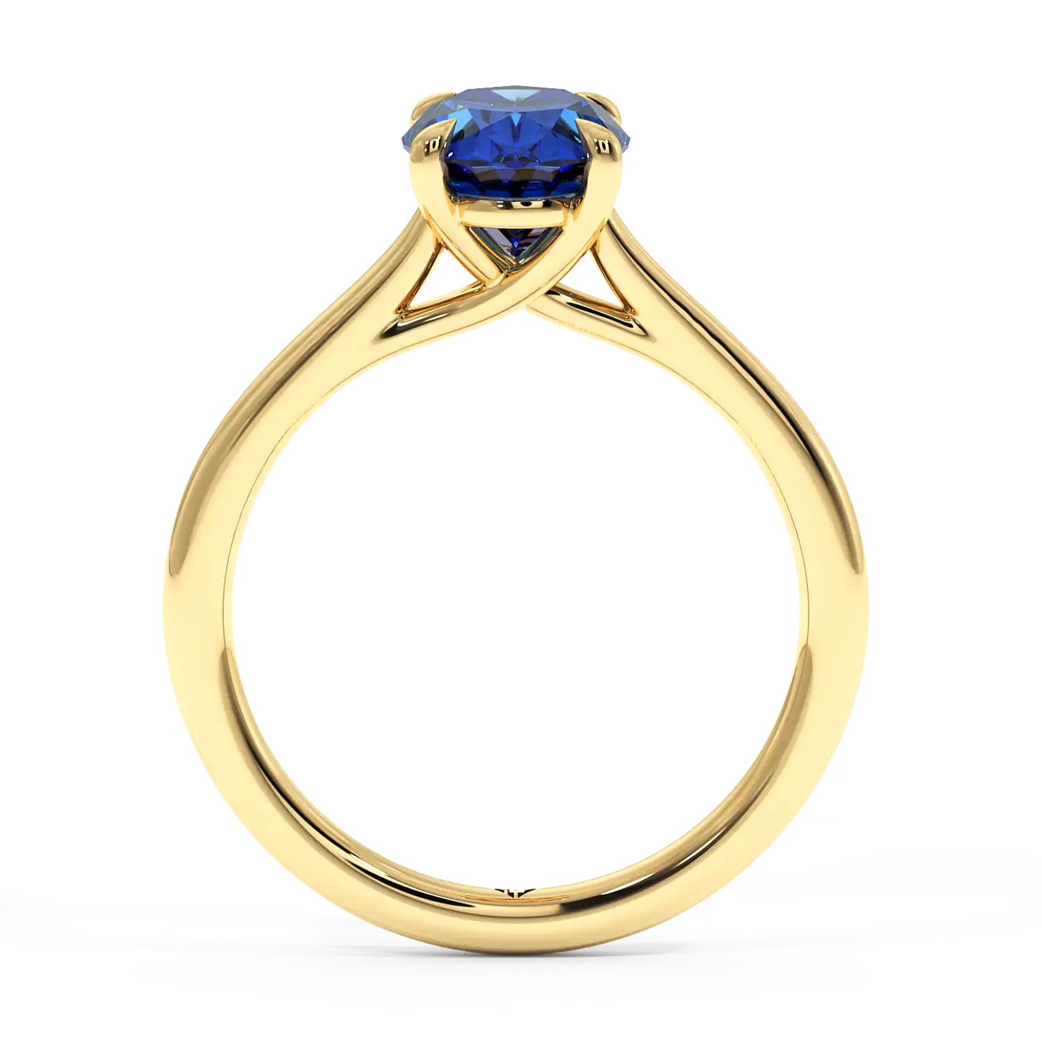 18K Yellow Gold Rowen Solitaire Engagement Ring