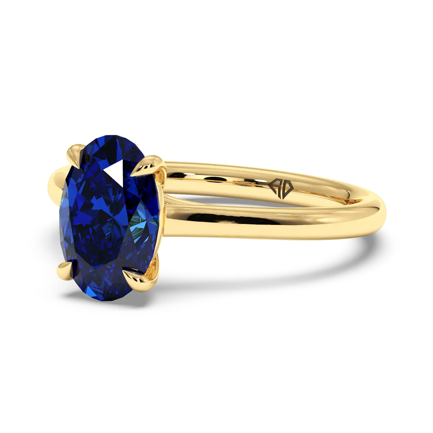 18K Yellow Gold Rowen Solitaire Engagement Ring