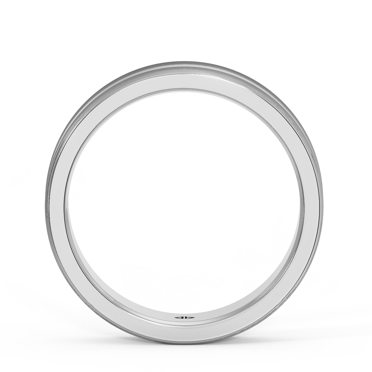 18K White Gold LT5RB15 Wedding Band