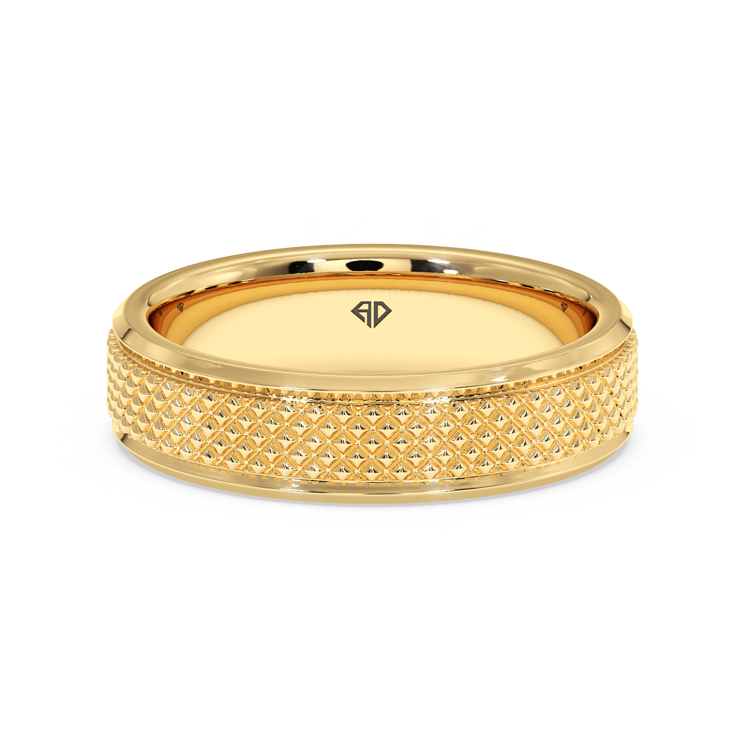 18K White Gold LT5RB19 Wedding Band